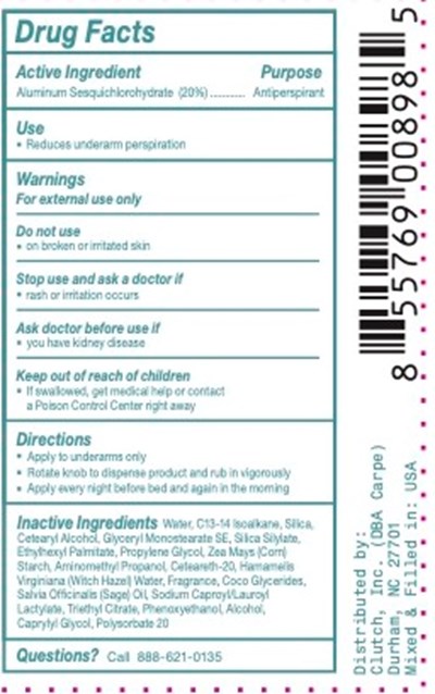 Label (Carpe Clean Sport Back)